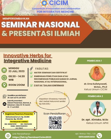 SEMINAR ILMIAH CICIM